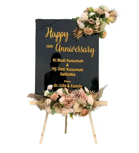 Papan Bunga Akrilik bawen